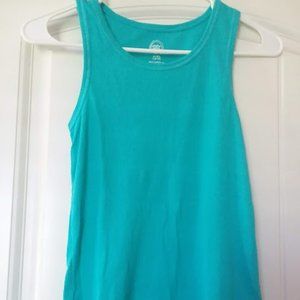 Teal Muscle Tank Big Girls 14-16